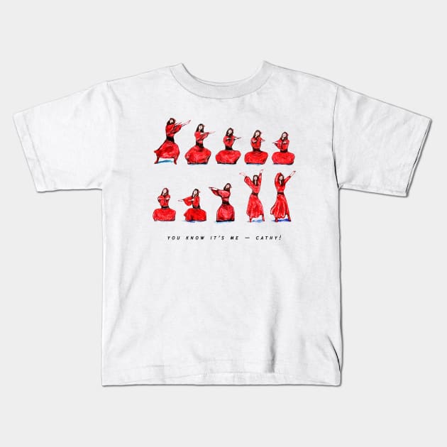 Kate Bush - Wuthering Heights Dance Kids T-Shirt by Huge Potato